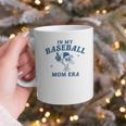 In My Baseball Mom Era Retro Game Day Mama Groovy Season Raglan Baseball Tee Graphic Print Coffee Mug
