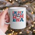 In My Baseball Mom Era Smile Face Retro Graphic Print Coffee Mug