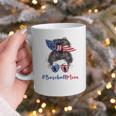 Baseball Mom USA American Flag 4th Of July Graphic Print Coffee Mug Baseball Mom USA American Flag 4th Of July Graphic Print Coffee Mug