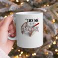 Baseball Moms Cute Take Me To The Ballpark Sports Athletic Graphic Print Coffee Mug