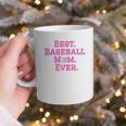 Best Baseball Mom Ever Pink Graphic Print Coffee Mug