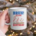 Bruh It's My 2nd Birthday Boy Baseball Themed Party Graphic Print Coffee Mug