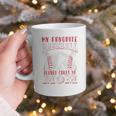 My Favorite Baseball Player Calls Me Mom Proud Baseball Mom Premium Graphic Print Coffee Mug
