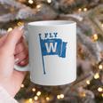 Fly The W Chicago Baseball Winning Flag Distressed Premium Tri-Blend Graphic Print Coffee Mug Fly The W Chicago Baseball Winning Flag Distressed Premium Tri-Blend Graphic Print Coffee Mug