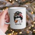 Football Mom Baseball Mom Life Messy Bun Mom Of Both Graphic Print Coffee Mug Football Mom Baseball Mom Life Messy Bun Mom Of Both Graphic Print Coffee Mug