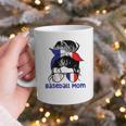 French Baseball Mom France Messy Bun Graphic Print Coffee Mug