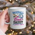 Gender Reveal Baseball Or Bows Daddy Loves You Graphic Print Coffee Mug