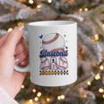Groovy Baseball Dad Daddy Father Happy Fathers Day Men Guys Graphic Print Coffee Mug