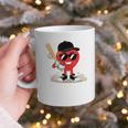 Heart Playing Baseball Valentine Baseball Graphic Print Coffee Mug Heart Playing Baseball Valentine Baseball Graphic Print Coffee Mug