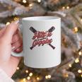 Hits 'n Giggles Baseball Player Women Baseball Mom Mother Graphic Print Coffee Mug
