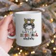 Loud And Proud Baseball Mom Messy Bun Leopard Baseball Mom Graphic Print Coffee Mug