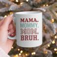 Mama Mommy Mom Bruh Baseball Mom Life Graphic Print Coffee Mug