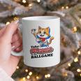Take Meowt To The Ball Game Tee Slugger Cat Baseball Graphic Print Coffee Mug Take Meowt To The Ball Game Tee Slugger Cat Baseball Graphic Print Coffee Mug
