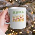 Moms Against Baseball Pants Retro Baseball Mom Raglan Baseball Tee Graphic Print Coffee Mug