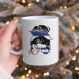 Nicaraguan Baseball Mom Nicaragua Flag Baseball Girl Graphic Print Coffee Mug