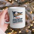 Pat's Pocket Pancakes Flag Baseball On Pancake Graphic Print Coffee Mug Pat's Pocket Pancakes Flag Baseball On Pancake Graphic Print Coffee Mug