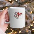 Peace Love Baseball Mom Mommy Premium Graphic Print Coffee Mug