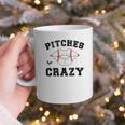 Pitches Be Crazy Baseball Moms Softball Players Hey Batter Graphic Print Coffee Mug Pitches Be Crazy Baseball Moms Softball Players Hey Batter Graphic Print Coffee Mug