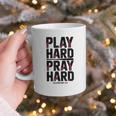Play Hard Pray Hard Youth Boy Christian Baseball Jesus Graphic Print Coffee Mug Play Hard Pray Hard Youth Boy Christian Baseball Jesus Graphic Print Coffee Mug