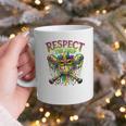 Respect The Drip Mardi Gras Baseball Ice Cream Boys Carnival Graphic Print Coffee Mug