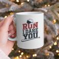 Run I Dare You Baseball Catcher Player Fan Graphic Print Coffee Mug Run I Dare You Baseball Catcher Player Fan Graphic Print Coffee Mug