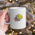 Softball Dad Like a Baseball Dad With Bigger Balls Premium Graphic Print Coffee Mug Softball Dad Like a Baseball Dad With Bigger Balls Premium Graphic Print Coffee Mug