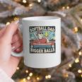 Softball Dad Like a Baseball Dad Gift Men Premium Graphic Print Coffee Mug
