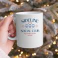 Spring 2025 Swing Batter Baseball Mom Sideline Social Club Graphic Print Coffee Mug