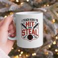 I Teach Kids To Hit And Steal Baseball Softball Coach Premium Tri-Blend Graphic Print Coffee Mug I Teach Kids To Hit And Steal Baseball Softball Coach Premium Tri-Blend Graphic Print Coffee Mug