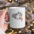 That's My Boy Leopard Heart Baseball Mom Premium Graphic Print Coffee Mug