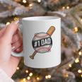 Vintage 1 Baseball Dad Daddy Father's Day From Son Daughter Graphic Print Coffee Mug