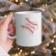 Vintage Texas State Map Home Baseball Lover Baseball Mom Graphic Print Coffee Mug