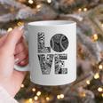 Women's Baseball Softball Baseball Mom LOVE Baseball Graphic Print Coffee Mug Women's Baseball Softball Baseball Mom LOVE Baseball Graphic Print Coffee Mug