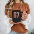 6 7 Number 67 Baseball Meme Tee For Women Graphic Print Coffee Mug
