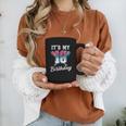 Baseball 10 Year Old Ice Cream Drip 10th Birthday Boys Graphic Print Coffee Mug