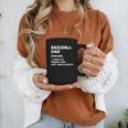 Baseball Dad Definition Graphic Print Coffee Mug Baseball Dad Definition Graphic Print Coffee Mug