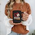 Baseball Nana Baseball Heart Family Matching Graphic Print Coffee Mug