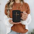 Cross Baseball Bats Christian Faith Sports Coach Pitcher Graphic Print Coffee Mug