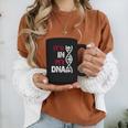 ITS In My DNA Baseball Sport Player Saying Graphic Print Coffee Mug ITS In My DNA Baseball Sport Player Saying Graphic Print Coffee Mug