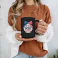 Vintage Baseball Dad Patriotic USA Flag 4th Of July Fathers Graphic Print Coffee Mug Vintage Baseball Dad Patriotic USA Flag 4th Of July Fathers Graphic Print Coffee Mug