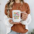 In My Mom Of Ballers Era Groovy Volleyball Baseball Mom Cute Graphic Print Coffee Mug