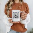 Raised In a Pen Baseball Pitcher Saying Bullpen Graphic Print Coffee Mug