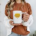 Strike Out Childhood Cancer Boys Baseball Drip Gold Ribbon Graphic Print Coffee Mug