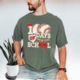 100 Days Of School Baseball 100th Day Of School Kids Teacher Men's Comfort Colors T-Shirt Moss 100 Days Of School Baseball 100th Day Of School Kids Teacher Men's Comfort Colors T-Shirt Moss