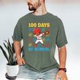 100 Days Of School Baseball Bat 100th Day Of School Boys Men's Comfort Colors T-Shirt Moss 100 Days Of School Baseball Bat 100th Day Of School Boys Men's Comfort Colors T-Shirt Moss