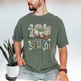 100 Days Of School Baseball Camo Men Boy Kid Men's Comfort Colors T-Shirt Moss