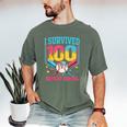 100 Days Of School Baseball Drip 100 Days Boy Girl Kids Men's Comfort Colors T-Shirt Moss 100 Days Of School Baseball Drip 100 Days Boy Girl Kids Men's Comfort Colors T-Shirt Moss