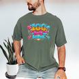 100 Days Of School Baseball Drip Ice Cream Costume Teachers Men's Comfort Colors T-Shirt Moss 100 Days Of School Baseball Drip Ice Cream Costume Teachers Men's Comfort Colors T-Shirt Moss