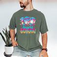 100 Days Of School Baseball Ice Cream For Boy Girl Kids Men's Comfort Colors T-Shirt Moss 100 Days Of School Baseball Ice Cream For Boy Girl Kids Men's Comfort Colors T-Shirt Moss