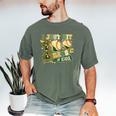 100 Days Of School Baseball I Just Hit 100 Days Boy COUNSELO Men's Comfort Colors T-Shirt Moss